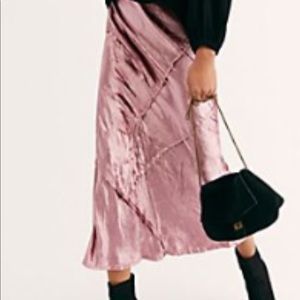 Free People Velvet Skirt